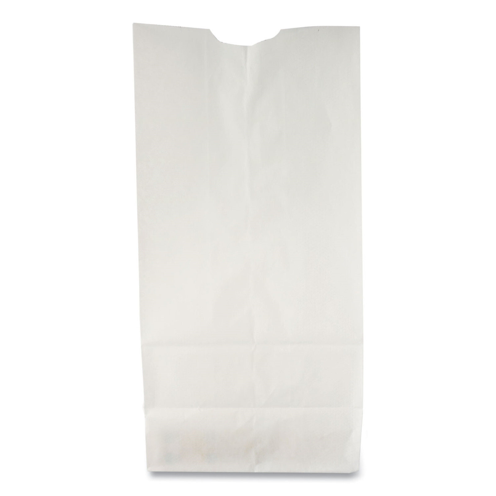 Grocery Bag Paper #2 General 25lb White Standard 2-7/16 X 4-5/16 X 7-7/8 In, 500