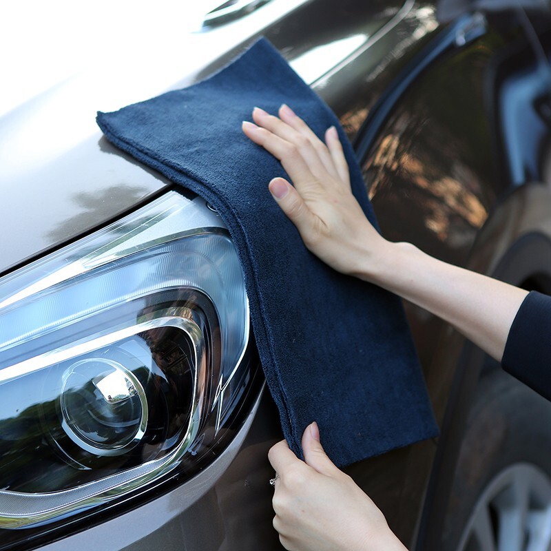 10 Pcs Edgeless microfiber towels cleaning towel plush 16×16″ 380 gsm lint free