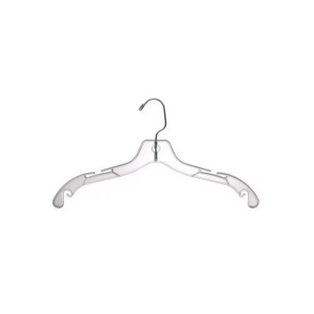 Clear Plastic Shirt Hangers 25-Pack