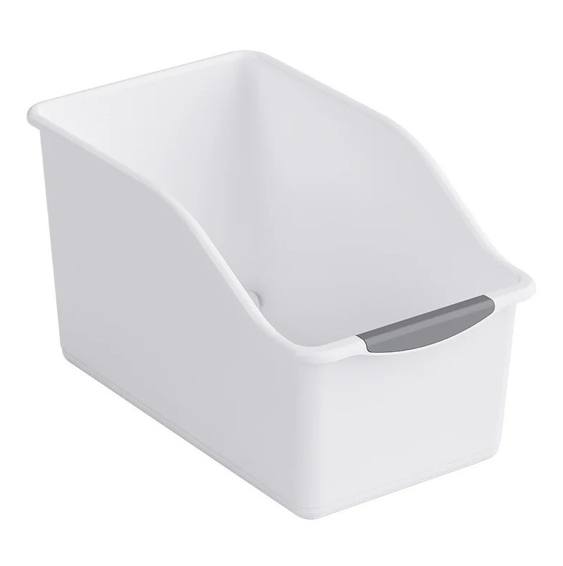 1 pc Curved Plastic Storage Bins Set Multipurpose Home Organizer Boxes