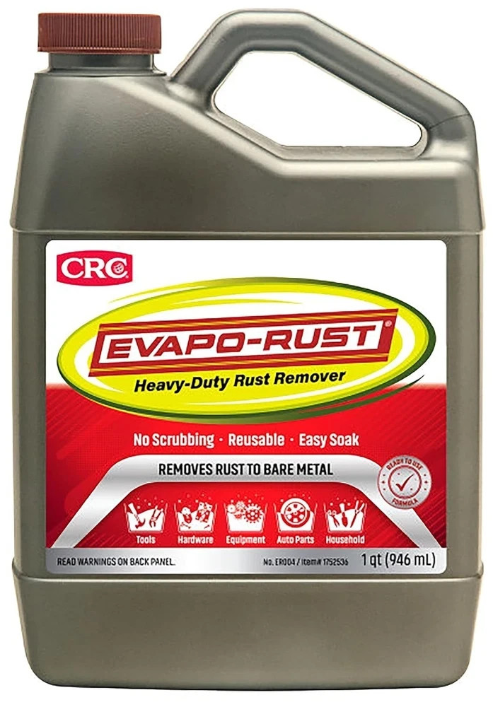 CRC Evapo-Rust, Heavy-Duty Rust Remover, Reusable, Acid-Free Non-Corrosive 32 oz