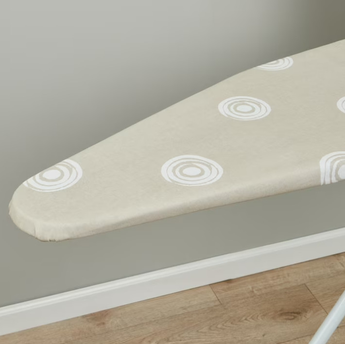 Mainstays Full‑Size T‑Leg Ironing Board , Adjustable Height, Steel Frame