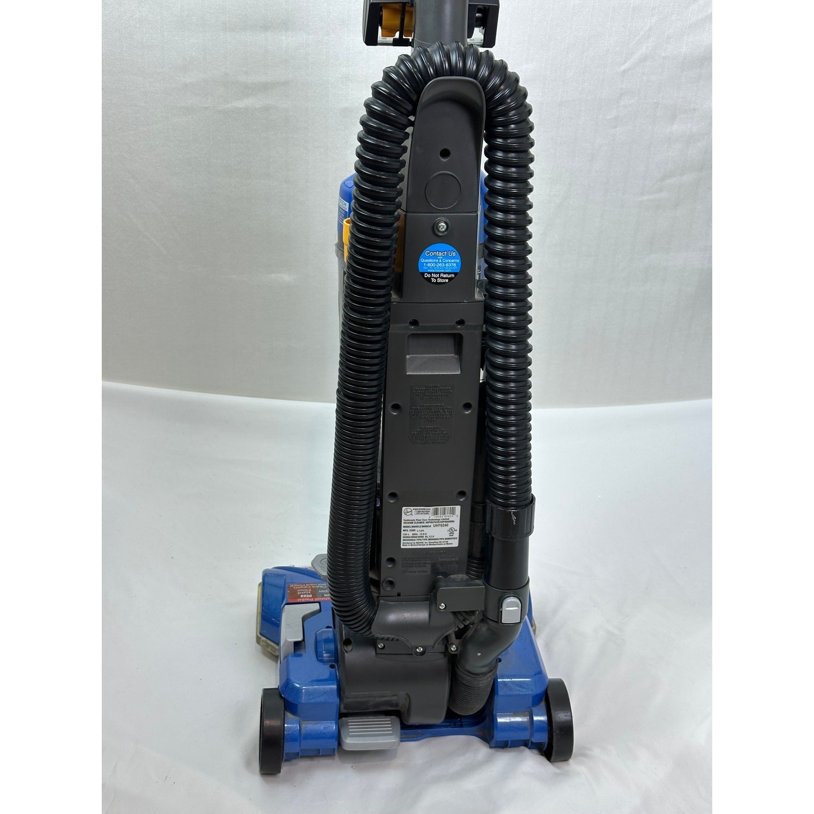 Hoover WindTunnel Paws Rewind HEPA Bagless Upright Vacuum Pet Carpet Hard Floor