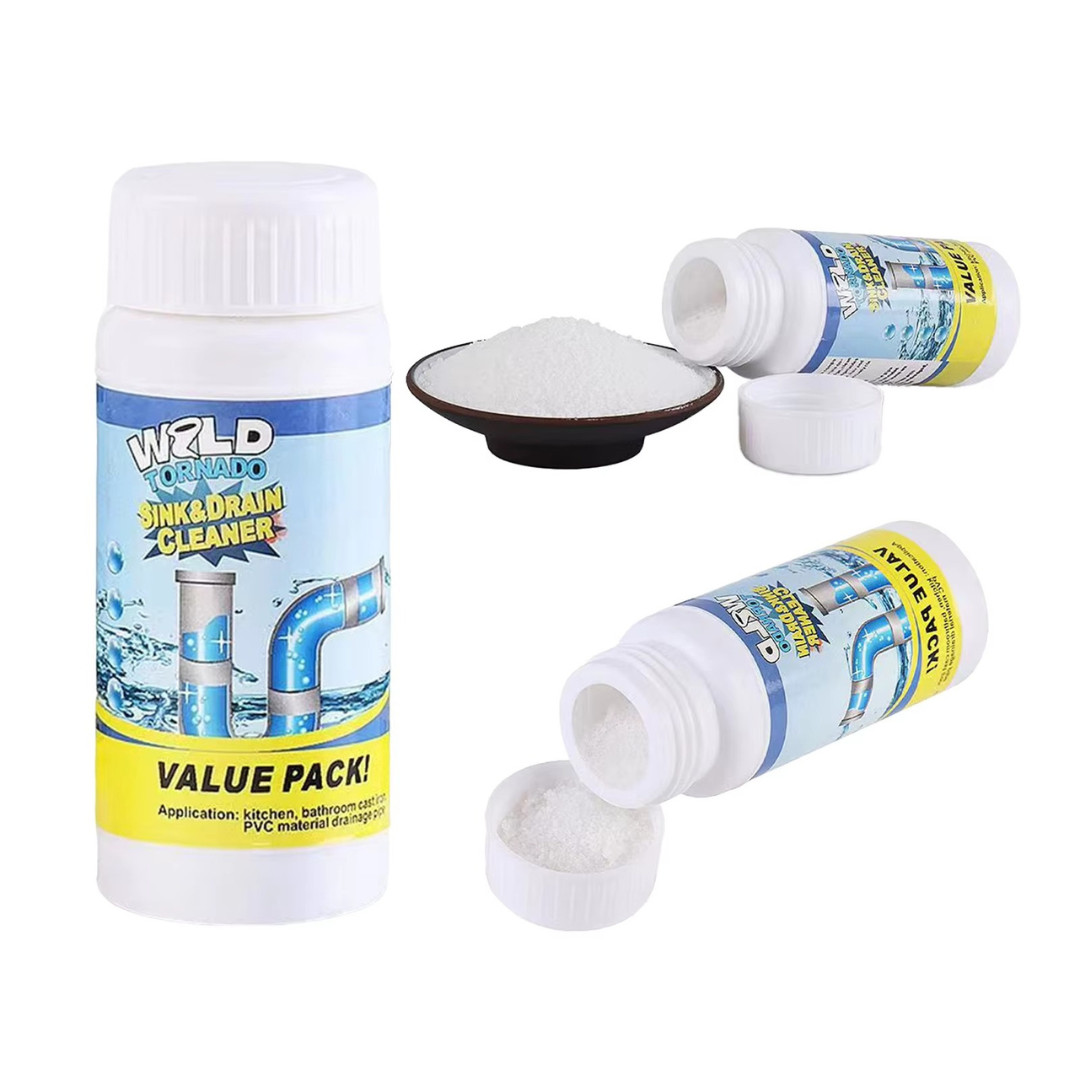 1~5x Wild Tornado Powerful Sink Drain Cleaner High Efficiency Clogging Cleaner