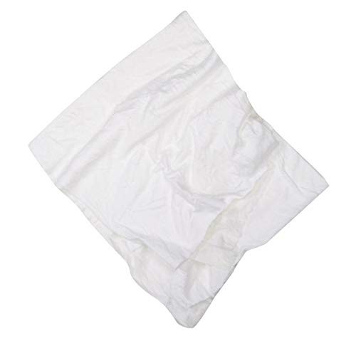 Trimaco 10821 1lb Bag Premium White Knit T-Shirt Rags