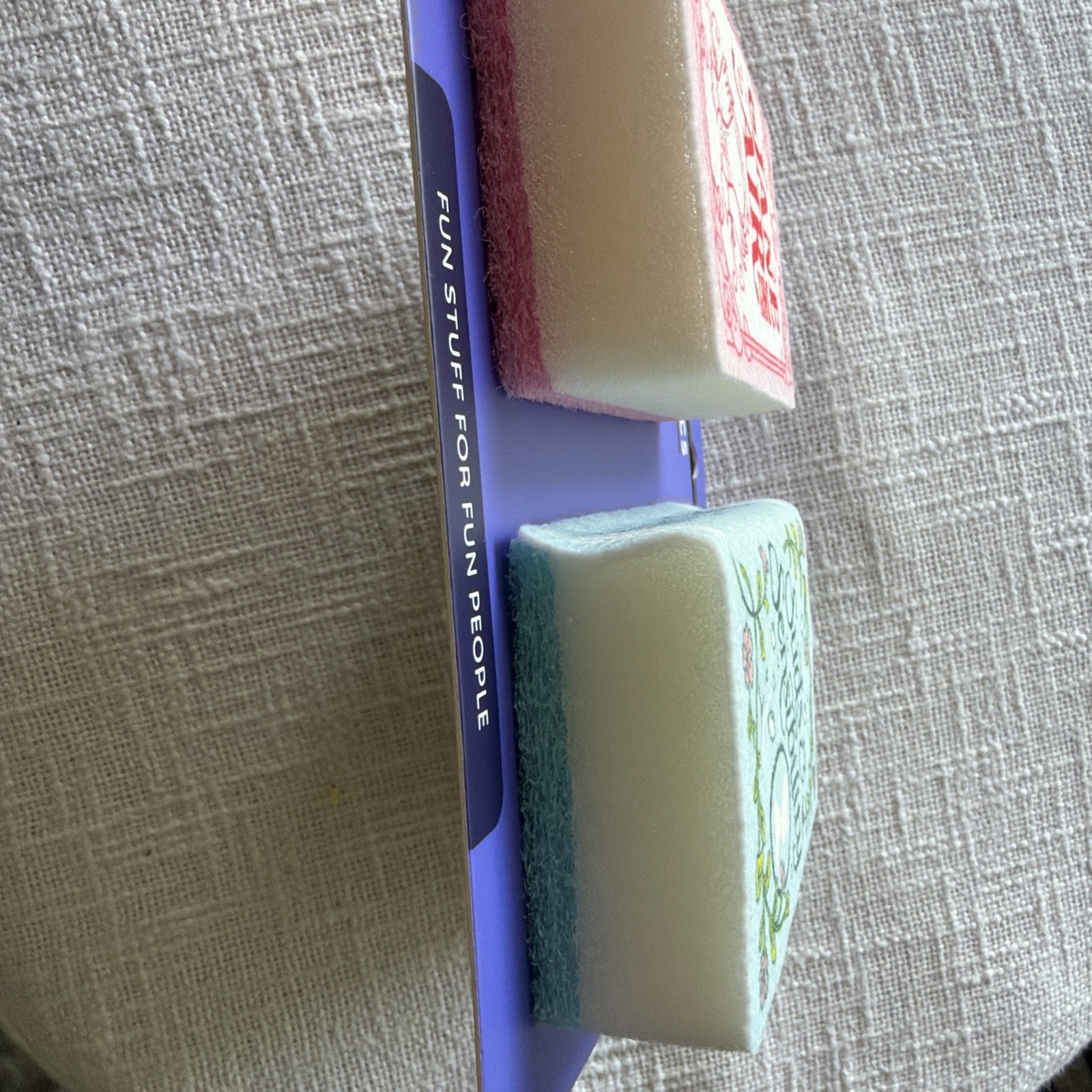 Cleaning Classics Sponges 2 Pcs ~ Austen Bronte Book Lover Fun Kitchen Home Gift