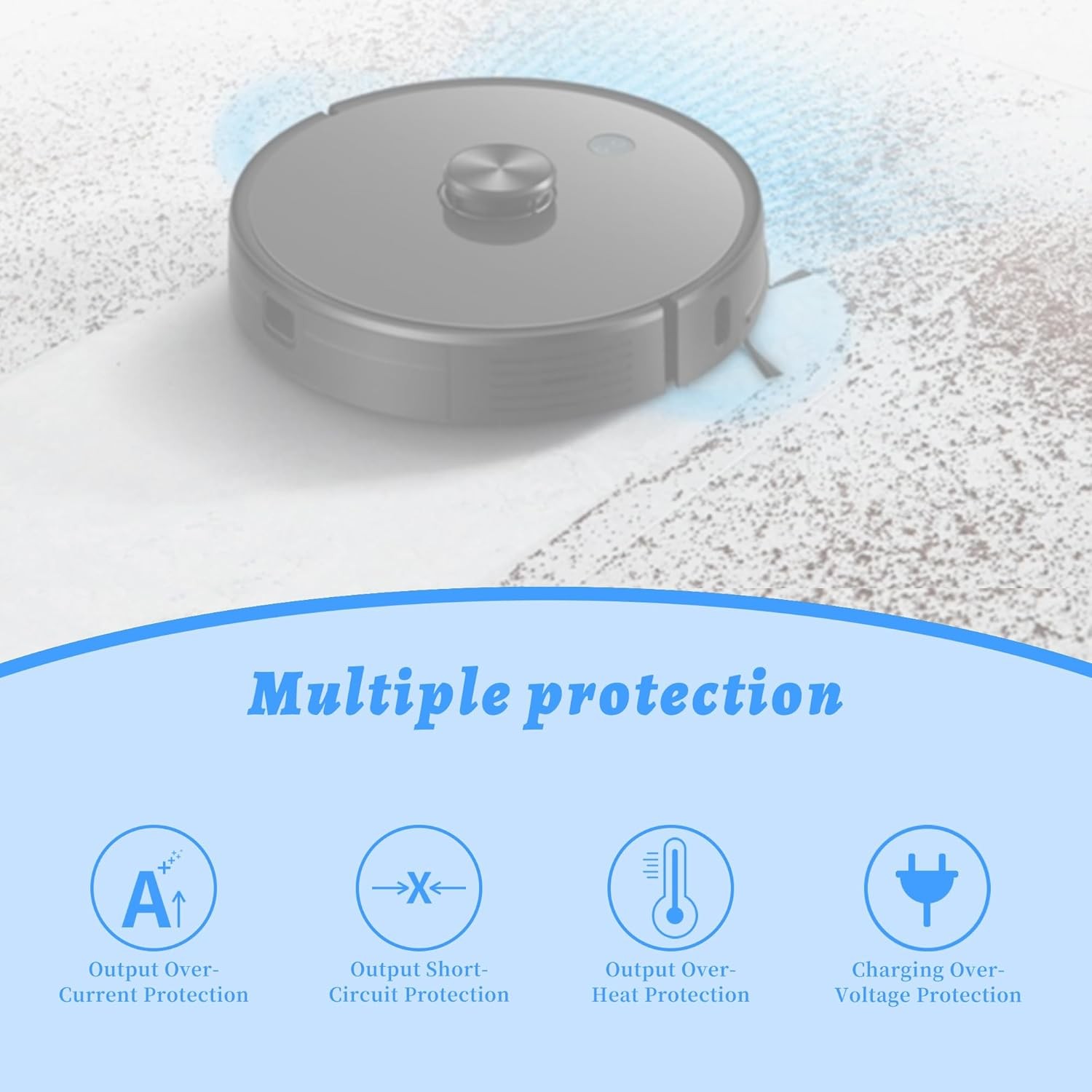 6800mAh 14.4V Robot Vacuum Cleaner Replacement Battery for Lenovo LR1 S9 for