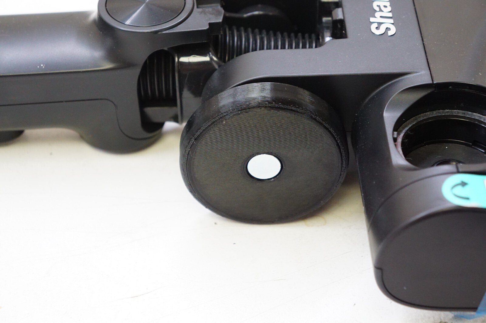 Replacement Wheel Roller for Shark Stratos Vacuum Cleaner (w/ Rubber Tread)