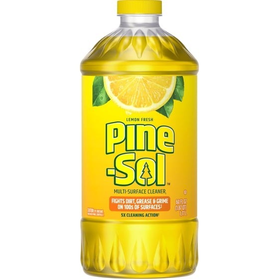 Pine-Sol Multi-Surface Floor Cleaner, Lemon Fresh, 60 Fluid Ounces