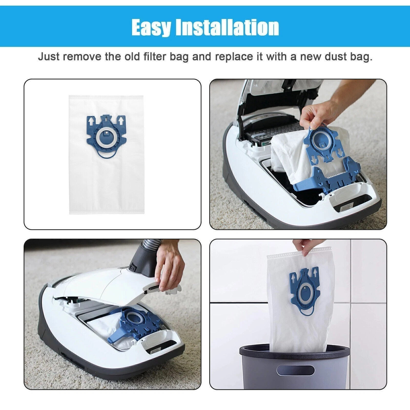 4 Pack Electric Stove Burner Drip Pan Bowl Set 6″ & 8″ Fits Most Electric Ranges