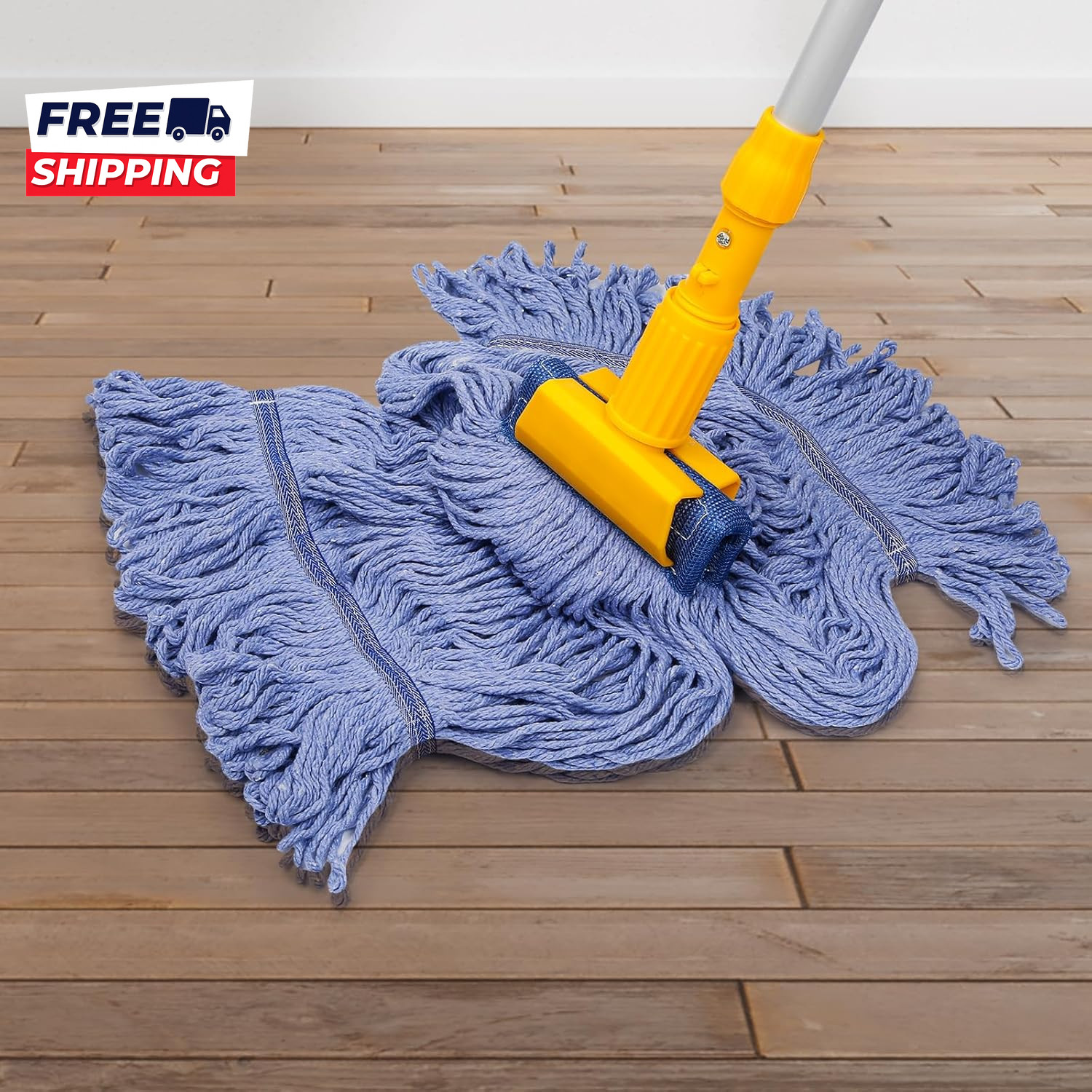 2 Pack Mop Head Replacement Cleaning Heavy Duty Mop Head Commercial Replacement