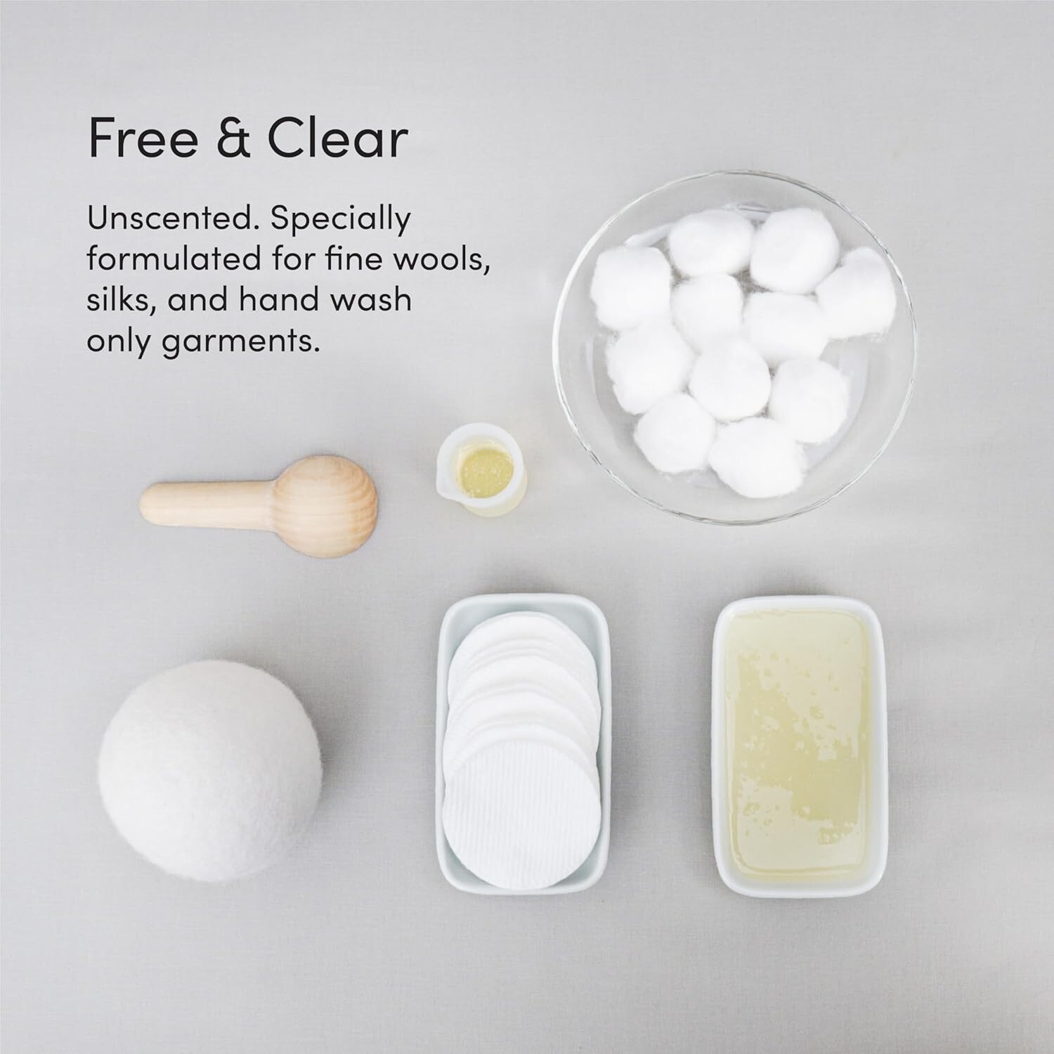 Gentle, Non-Toxic Detergent for Delicate Fabrics – 32 Loads in 8.6 Fl Oz