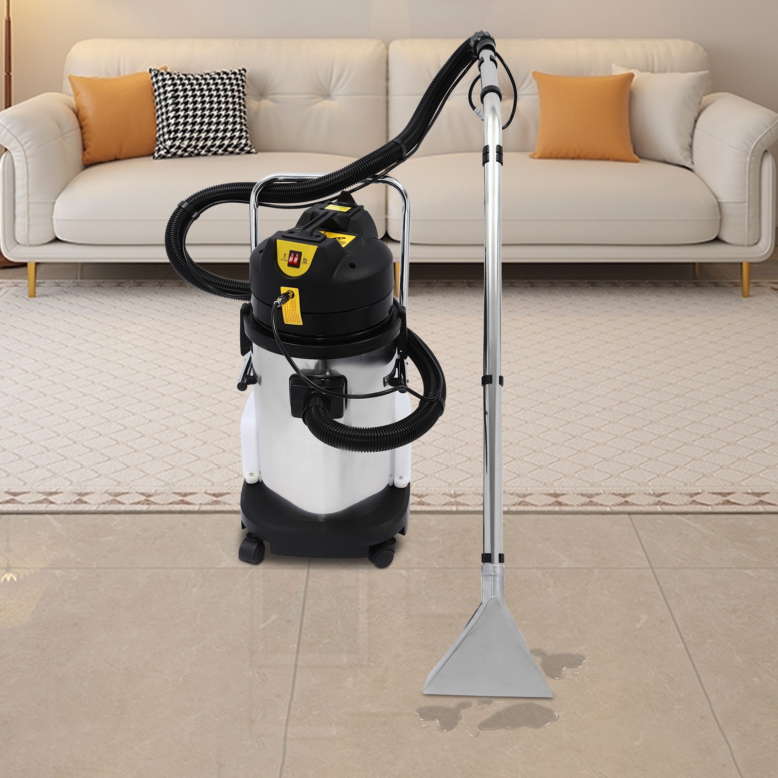 110v 1000w Portable Carpet Cleaner Wet Dry 3 In 1 Floor Carpet Vacuum Cleaner