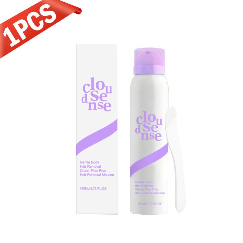 Cloud Sense Gentle Hair Removal Mousse Spray, Aloe & Hyaluronic Acid~2026