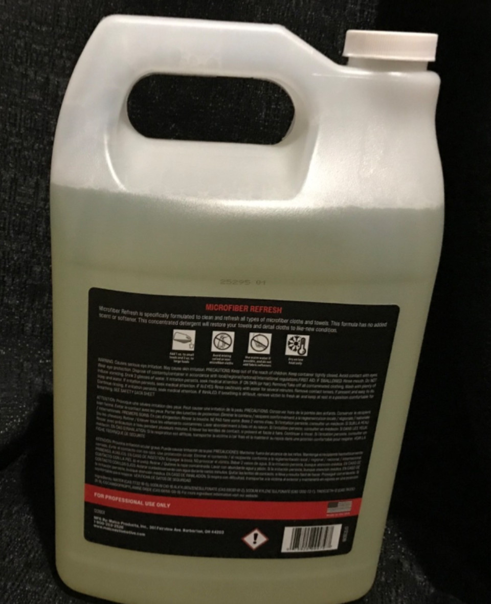 MALCO Microfiber Refresh Concentrated Detergent 1 US Gallon