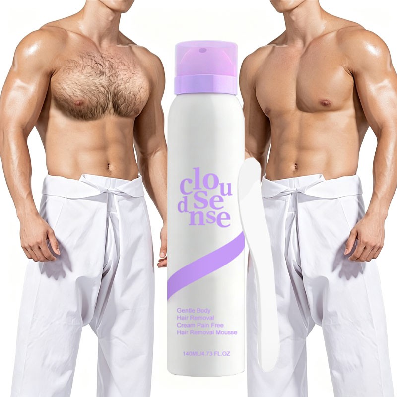 Cloud Sense Gentle Hair Removal Mousse Spray, Aloe & Hyaluronic Acid~2026