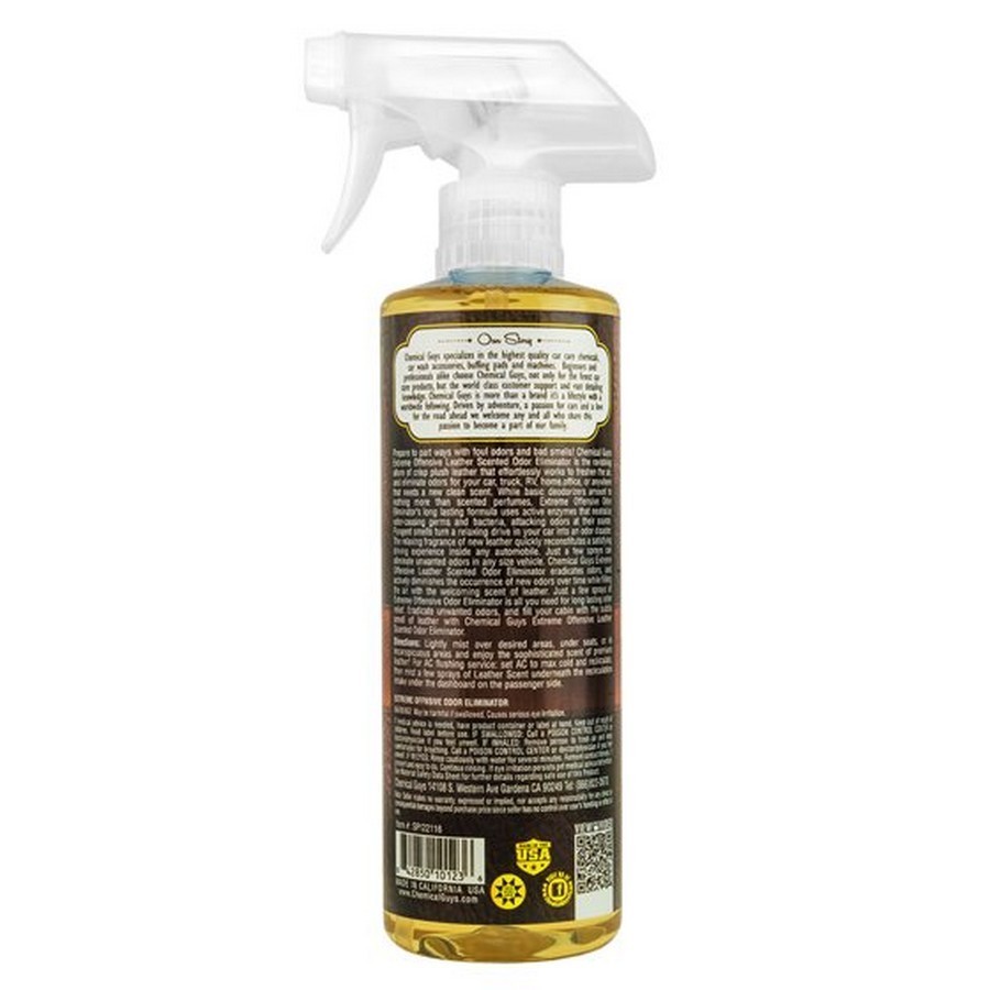 Chemical Guys Extreme Offensive Odor Eliminator Leather Scent (16 oz) US