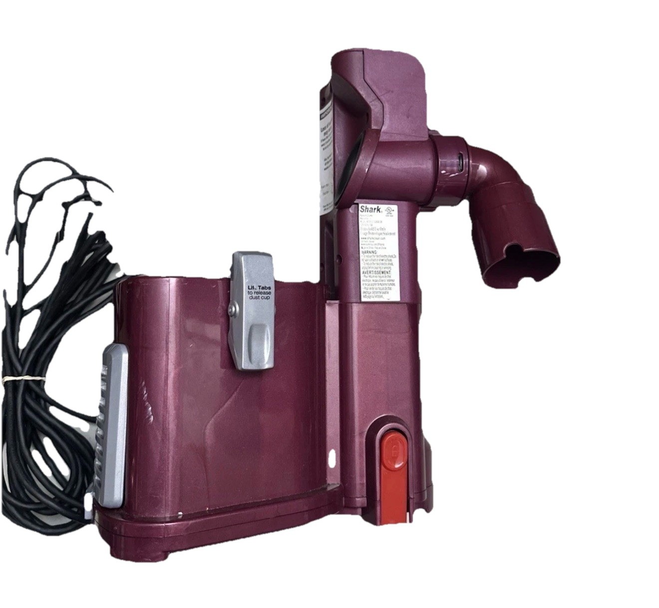 Shark Model CU530 Navigator Lift-Away Vacuum Parts, main body. Works Purple