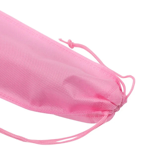 Lot of 2 Adult Game Toy Storage Bag Microfiber Drawstring Bag Adjustable Pink