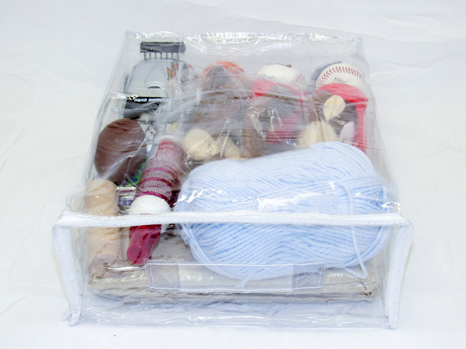 2 Pack 3.9 Gallon Heavy Duty Clear Vinyl Zippered Storage Bags 12x15x5 Inch