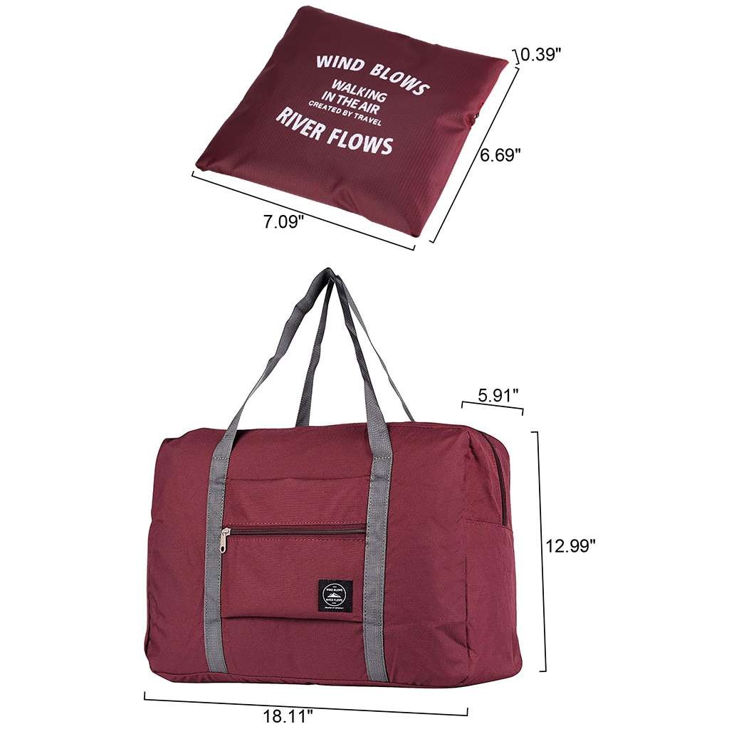 1/2pcs Large Capacity Waterproof Foldable Duffle Bag Travel Luggage Storage Bags