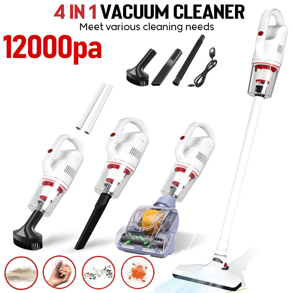 120W Wireless Vacuum Cleaner 12KPa Powerful Stick Suction 35min Runtime for Home