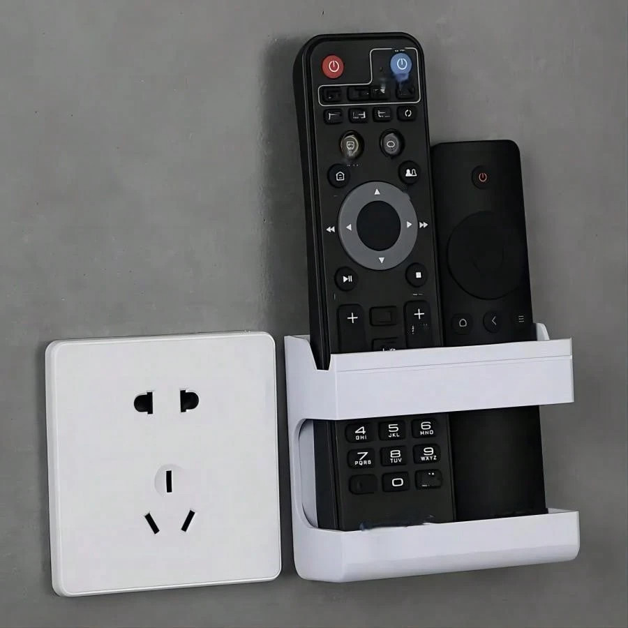 Wall Mounted Smart TV Remote Control Holder Home Office Organizer Storage Case