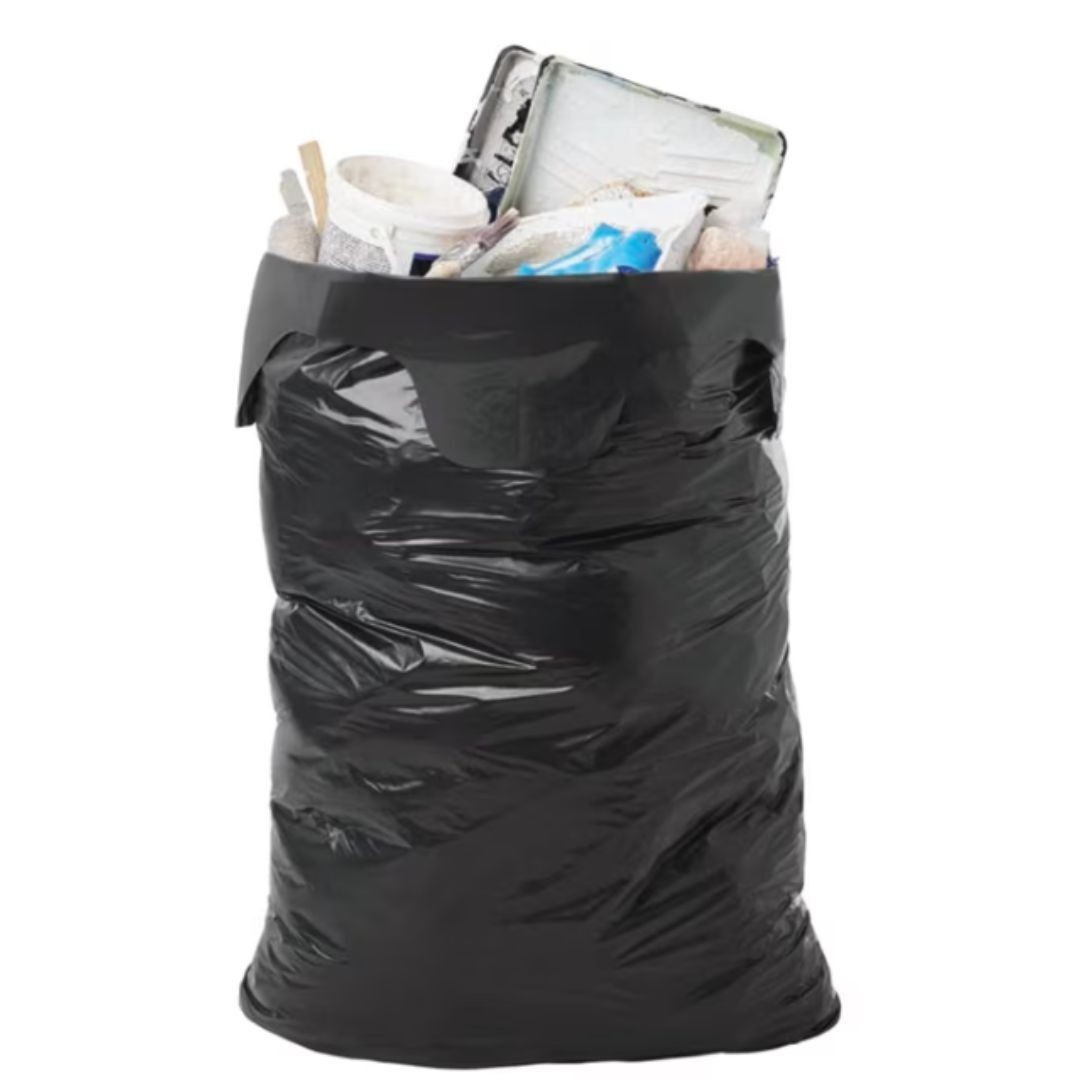 Hyper Tough 55-Gallon Flap Tie Contractor Bags, 2 MIL, 20 Bags