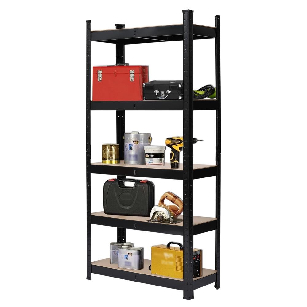 Shelf Garage Steel Metal Storage 5 Level Adjustab Organizer Furniture