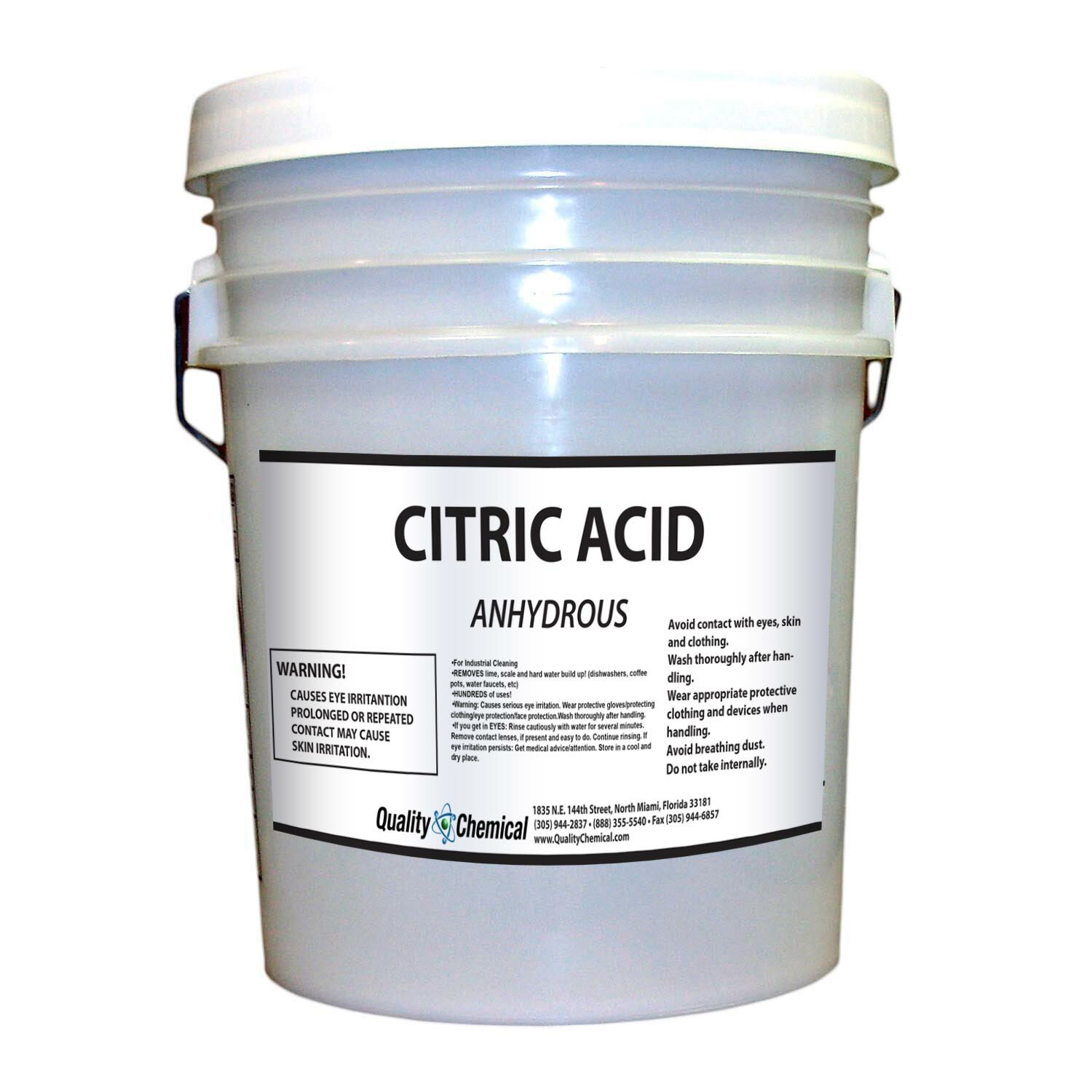 Citric Acid – Tech Grade – 40 lb. pail