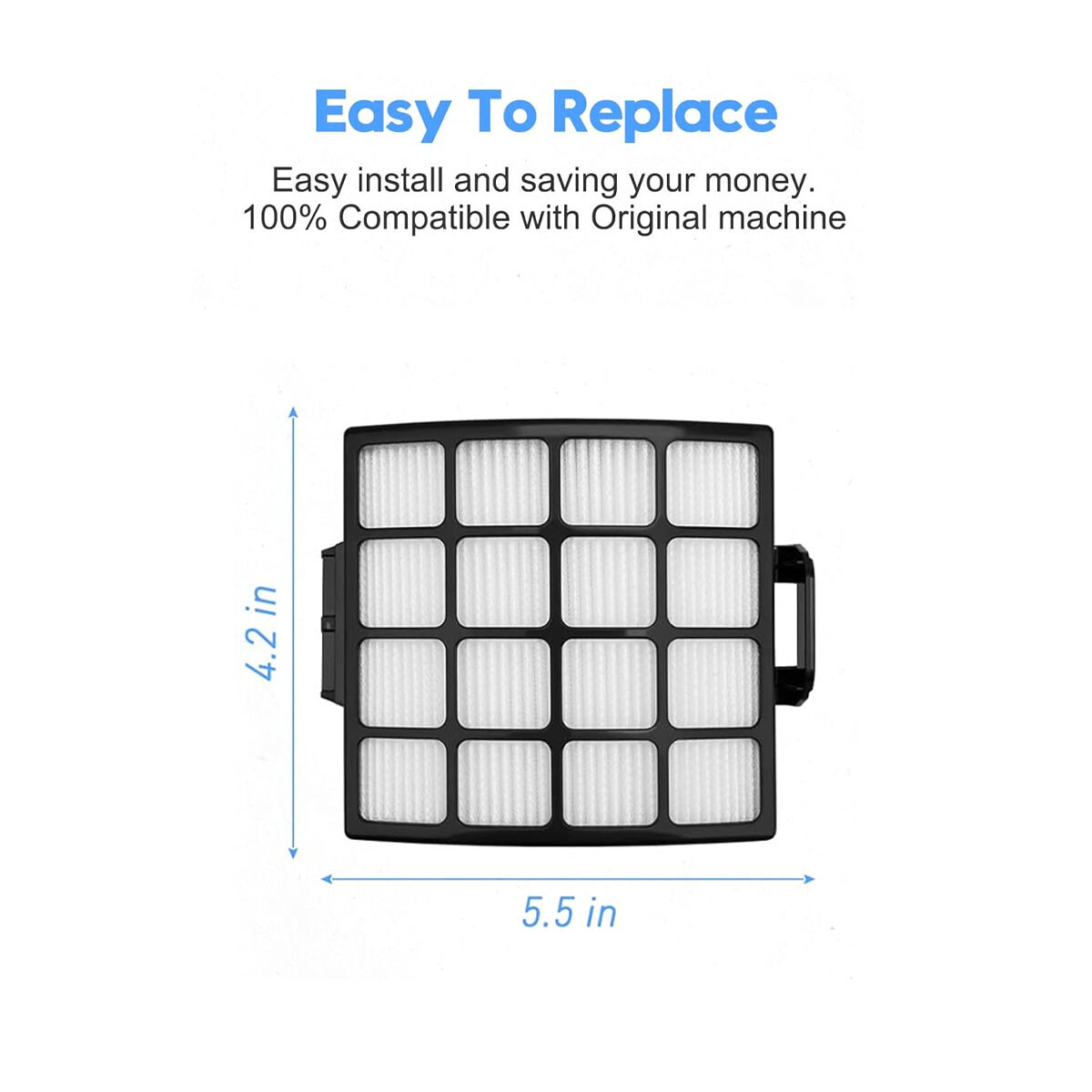2 Filter AZ3000 Filters Replacement for shark AZ3000 AZ3000C AZ3000W AZ3002C