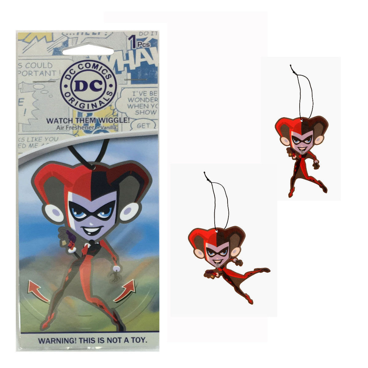 DC Comics Harley Quinn Car Accessories – Harley Quinn Air Freshener Wiggler (3)