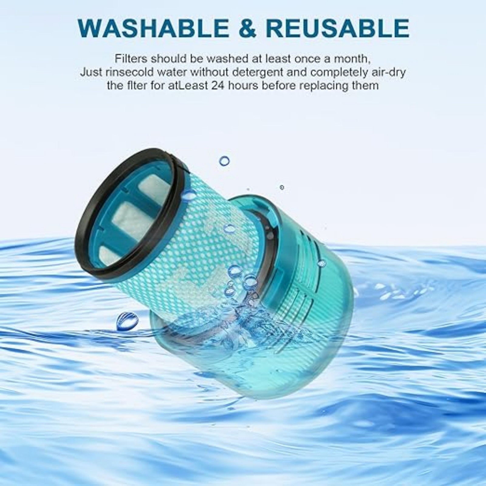 HEPA Filter Replacement Washable Rear Filter for Dyson V11 V15 Vacuum Cleaner