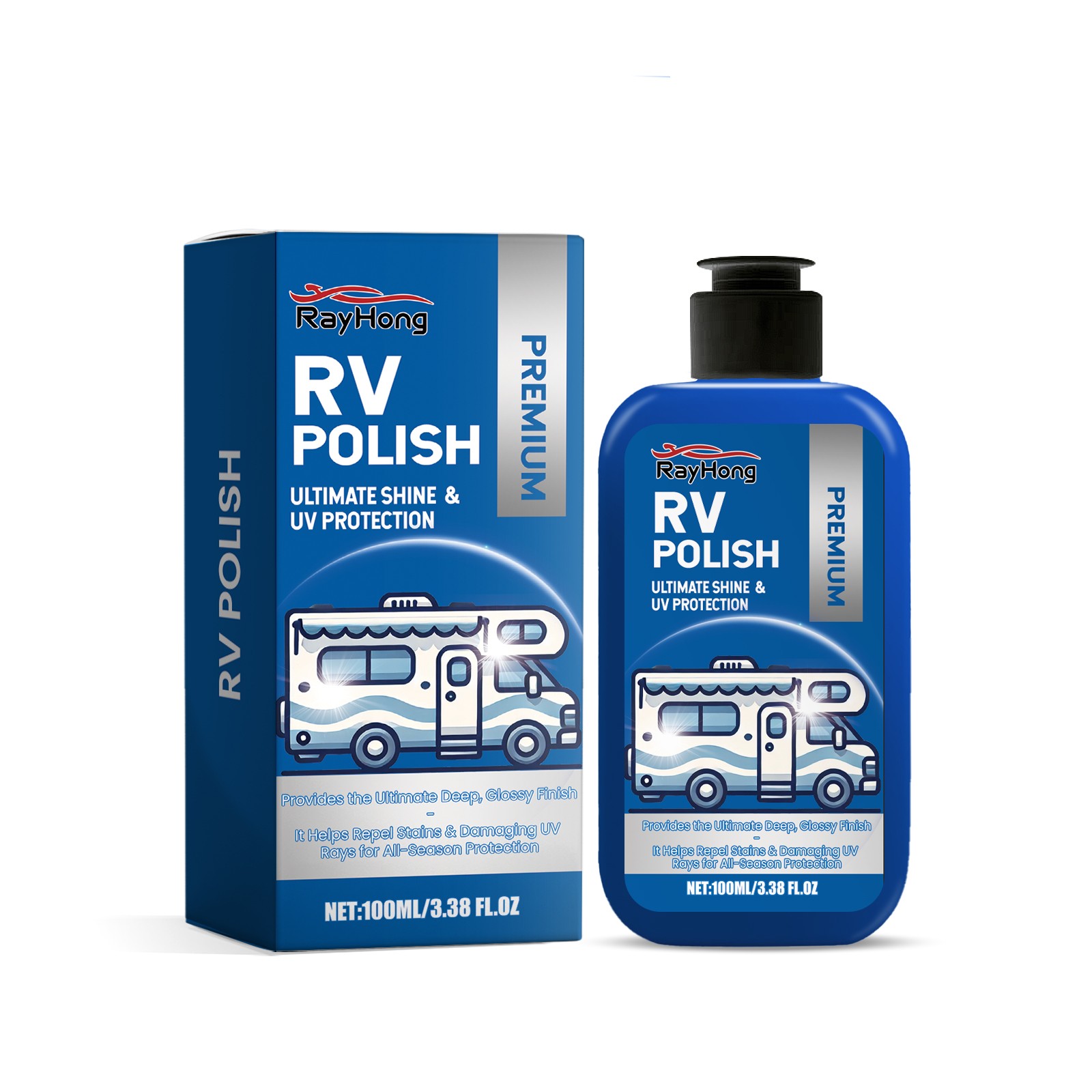 Car Polish All in One Wax & Sealant Paint Restorer Water Repellent