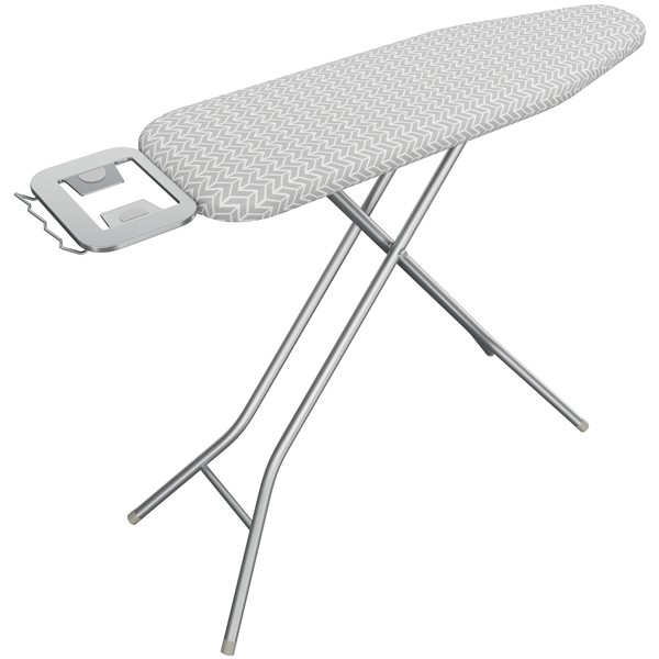Foldable Ironing Board Height-adjustable Iron Table with 4 Legs for Laundry