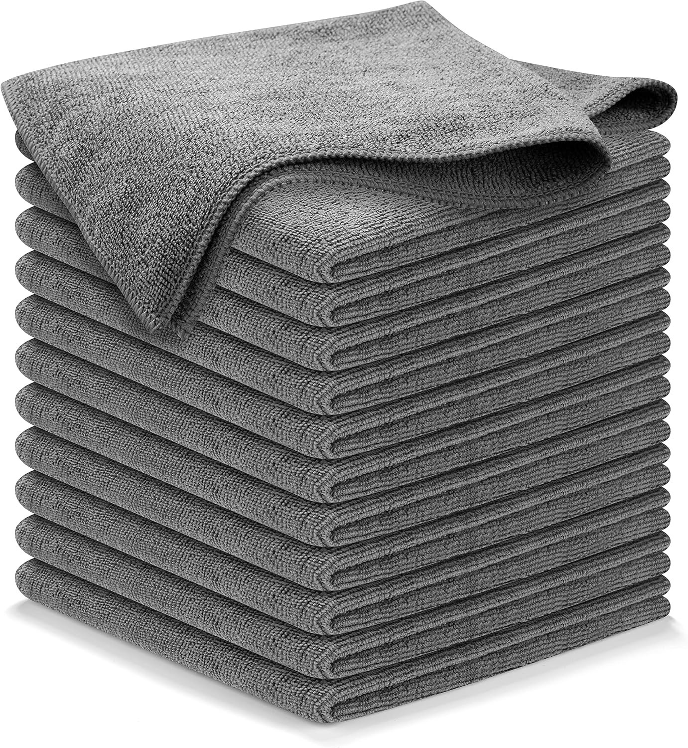 USANOOKS Microfiber Cleaning Cloth 12 Pack Car Wash Towel Streak Free 12.5×12.5*