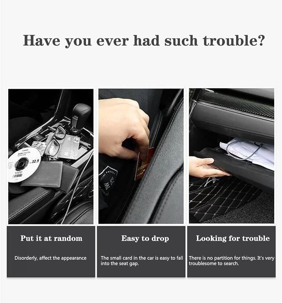 Car Sun Visor Pocket Organizer Personal Belonging Storage Pouch for Trucks Car