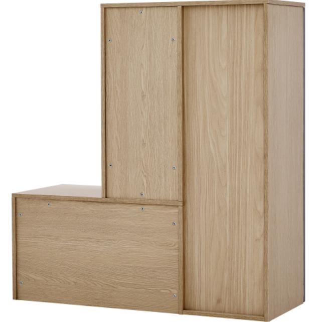 White Gray Shoe Cabinet 12 Pair Capacity Entryway Bench with Adjustable Shelves