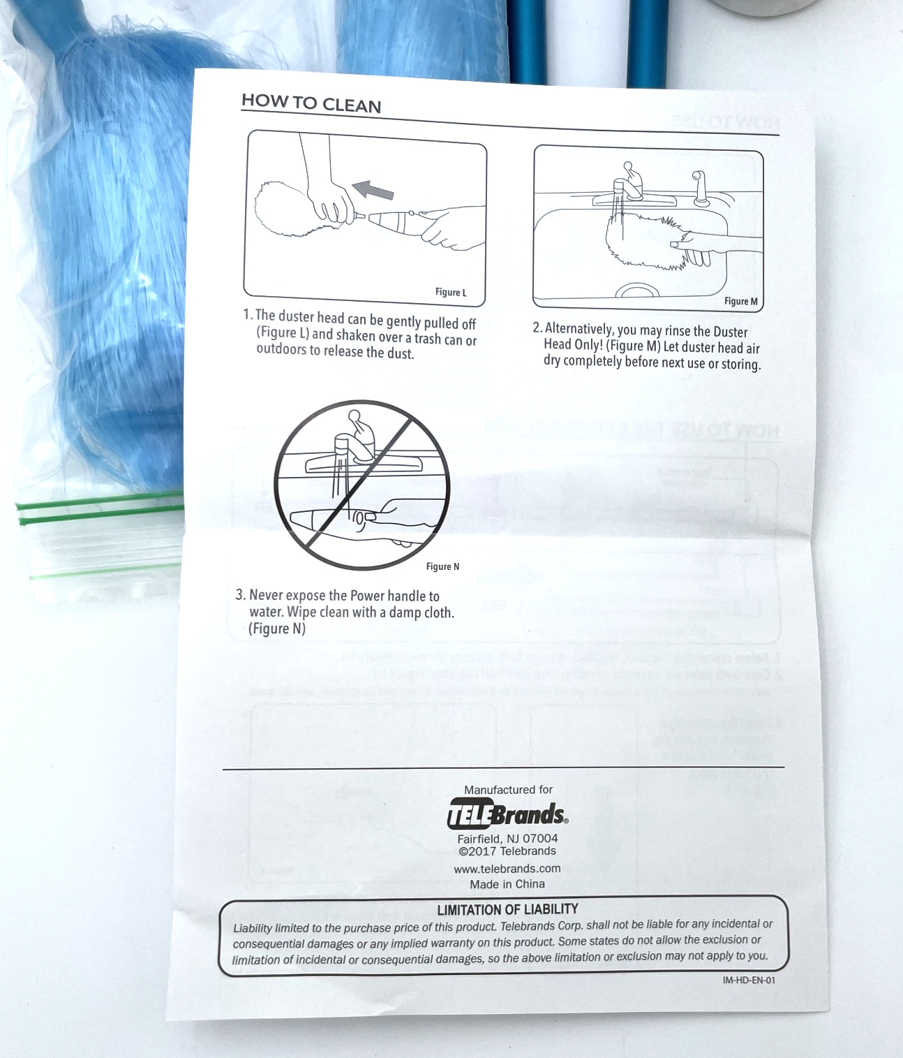 Hurricane Spin Duster, as seen on TV. Motorized with 3FT reach. Fun and Easy.