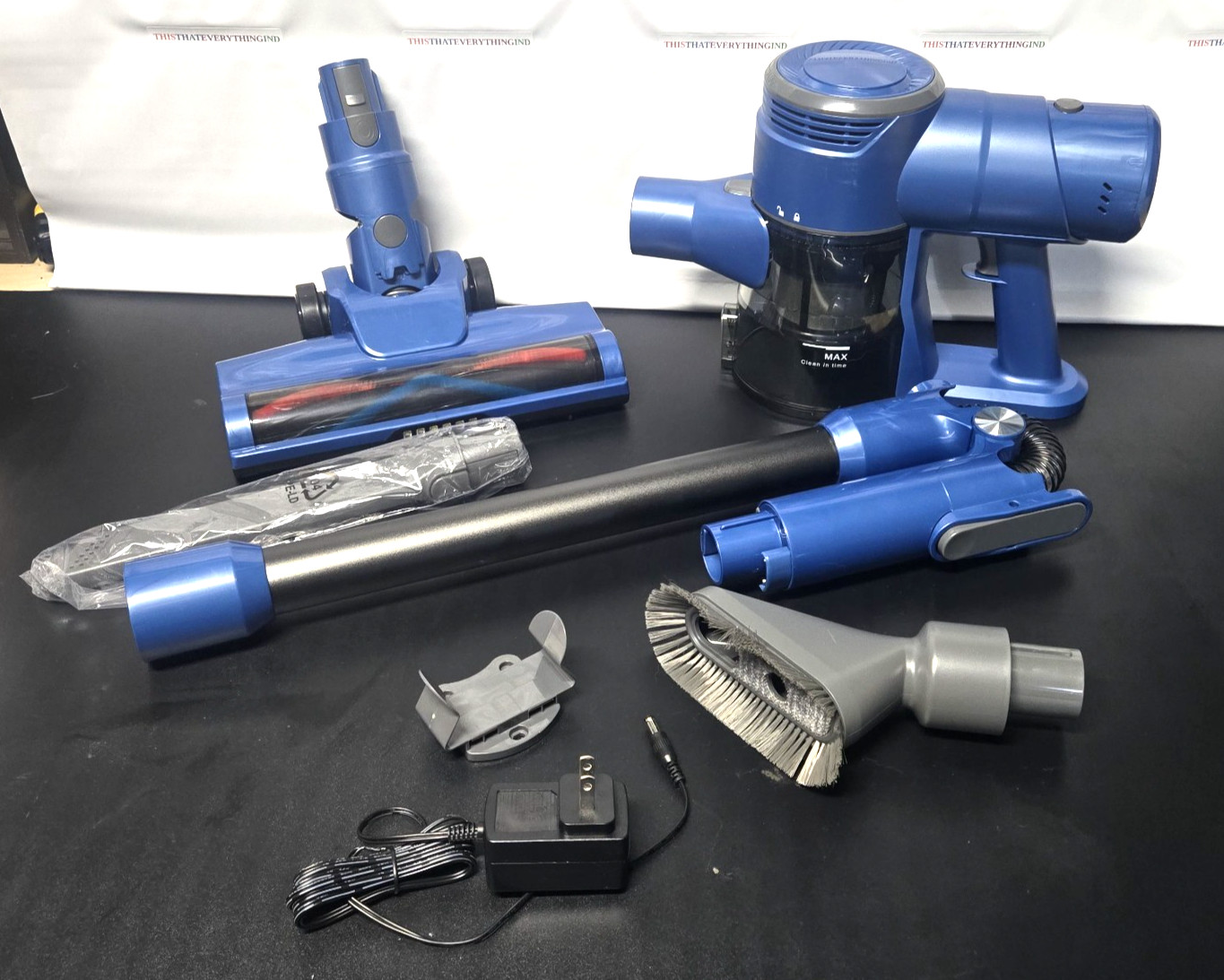 ePro Select Cordless Stick Vacuum LED Display, HEPA Filter 50Min Battery Charge