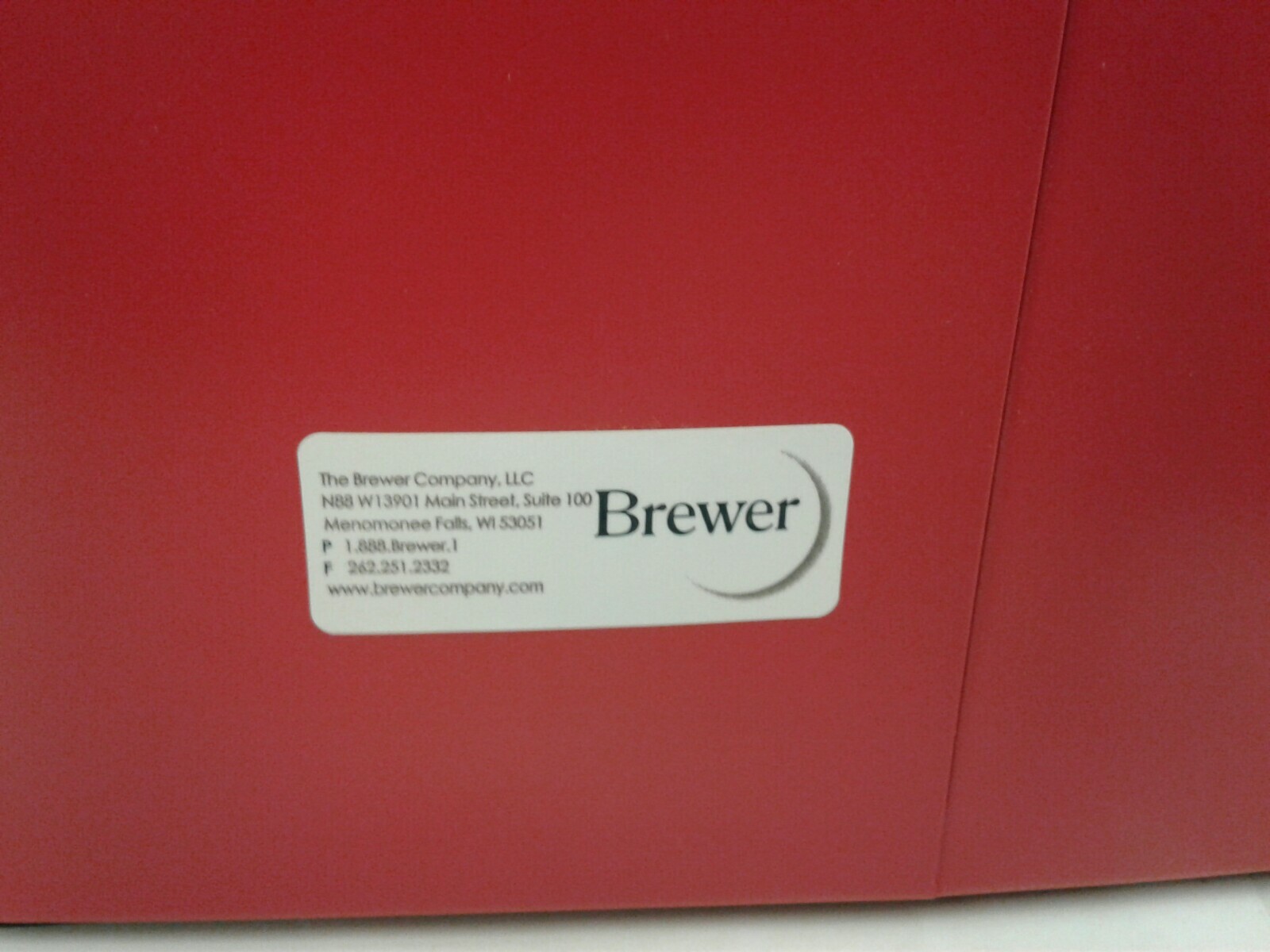 Brewer 35270 Square Steel Step-On Waste Can 20 QT Red 11″ x 12.75″ x 17.25″