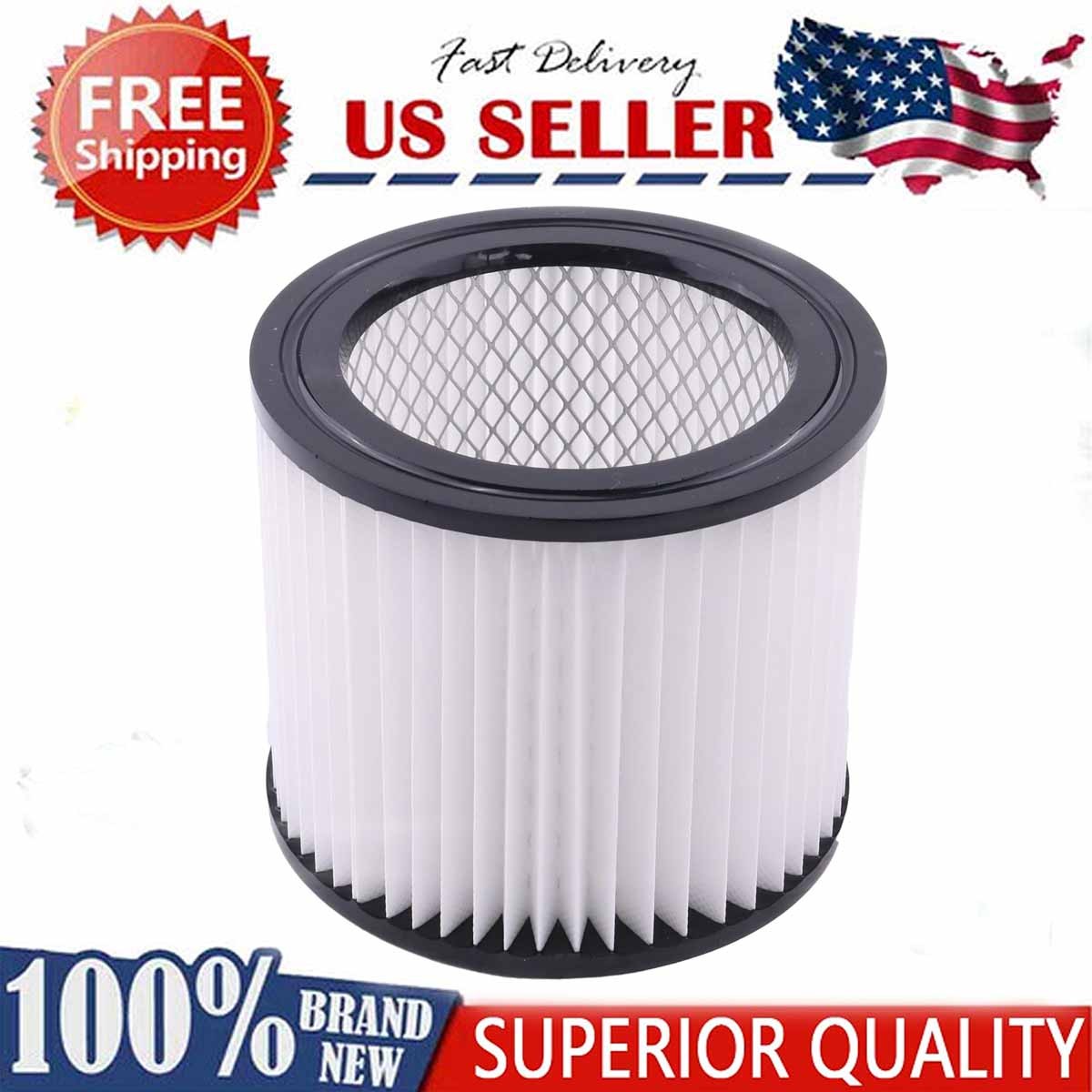 Small Cartridge Filter 90398 90399 Type AA for Shop Vac Wet/Dry Vacs