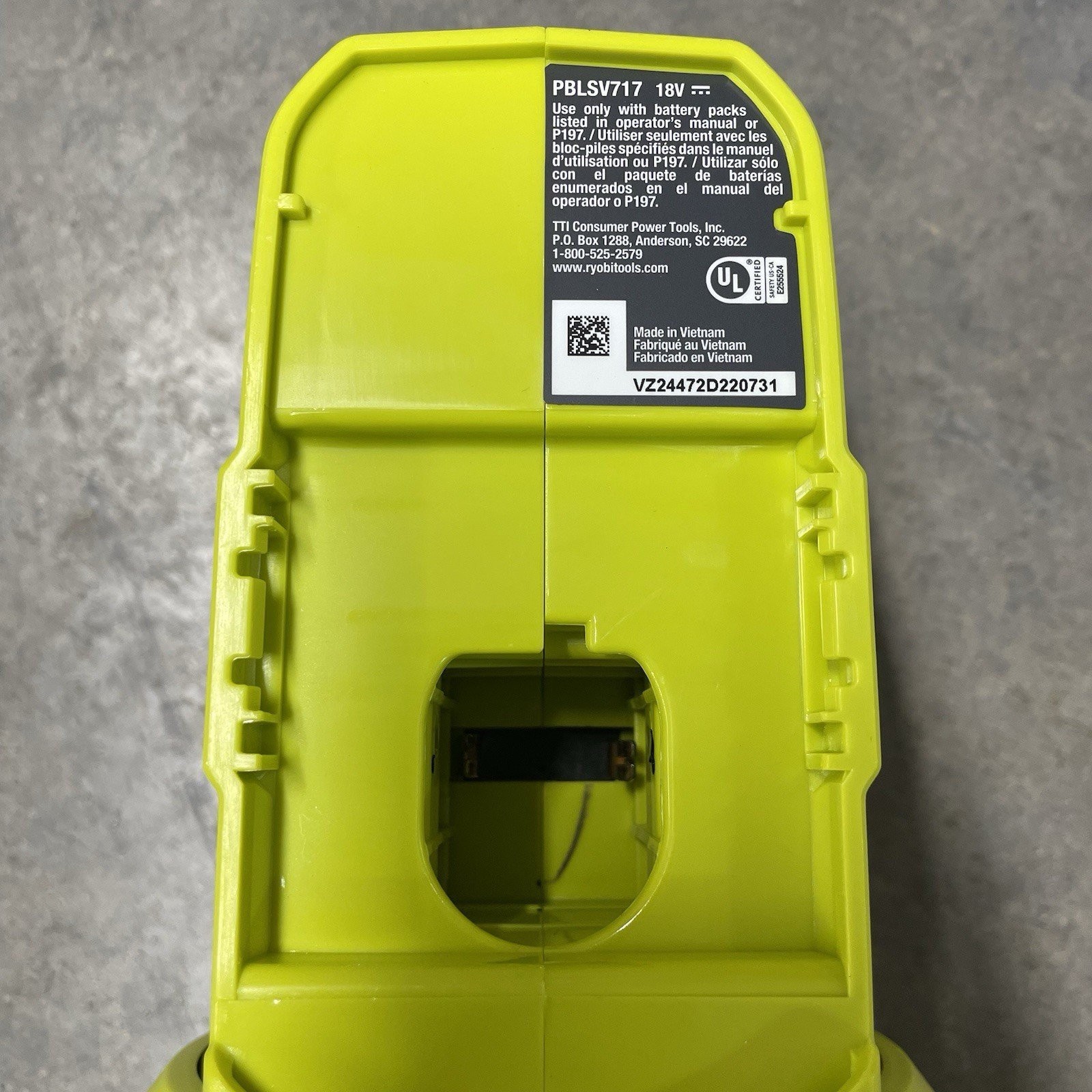 Ryobi One + HP 18V Volt Pet Stick Vacuum w/Battery & Charger PBLSV716K