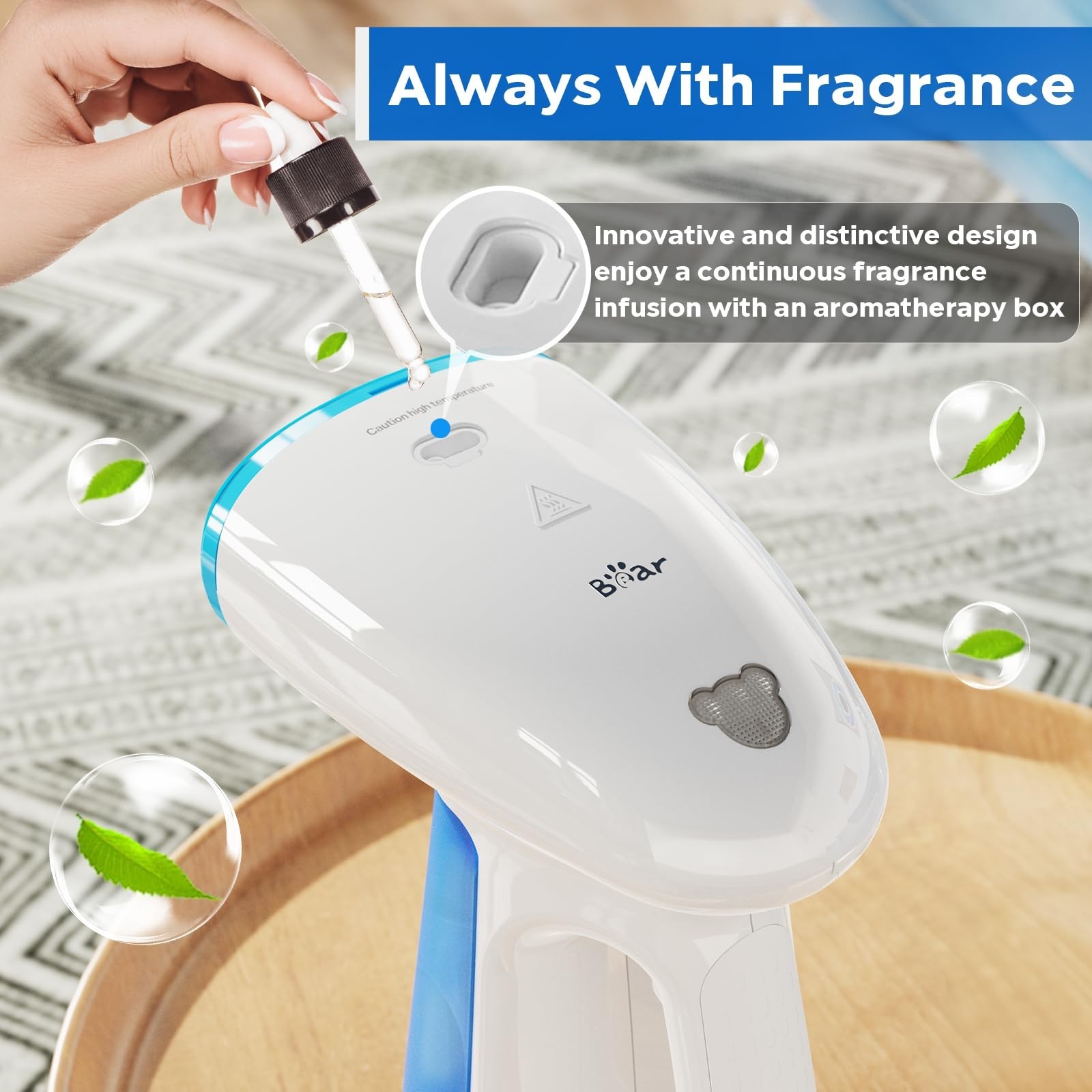 Bear Steamer for Clothes, 1300W Powerful Fast-Heating Handheld Garment and Cl…