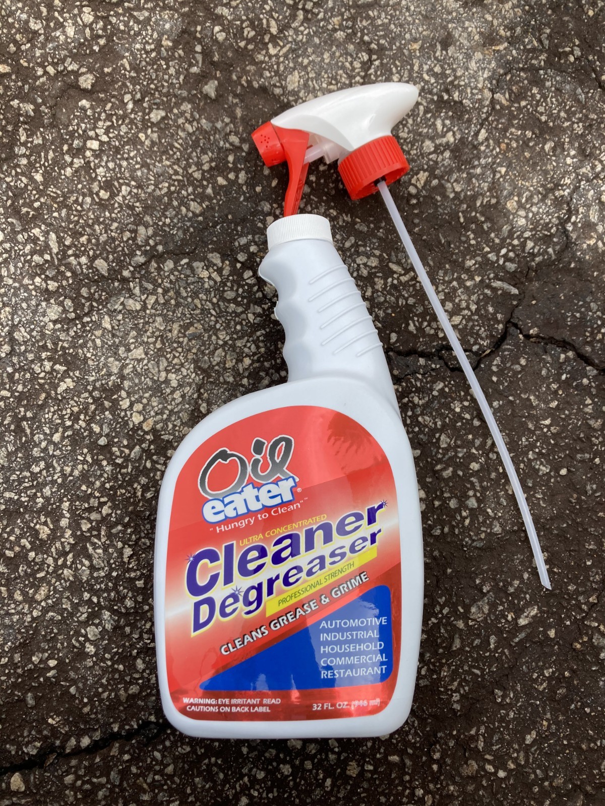 Pack of 4 Oil Eater Ultra Concentrated Cleaner Degreaser