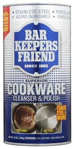 Cookware Cleanser Polish Powder 12 Ounce Tile Surface All-Purpose Cleaner