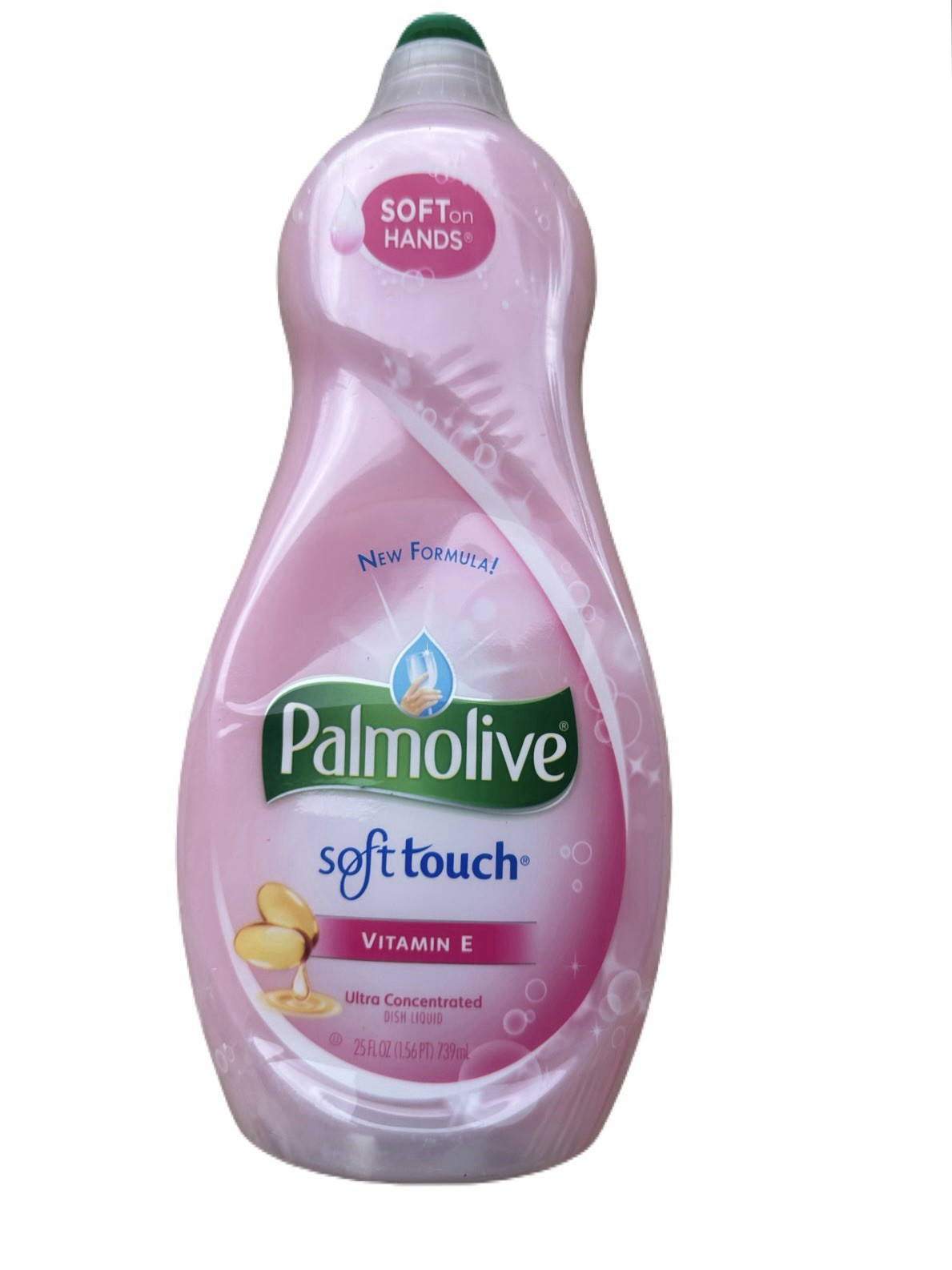 Palmolive Soft Touch Vitamin E Ultra Concentrated Pink Dish Liquid Soap 25Oz NEW