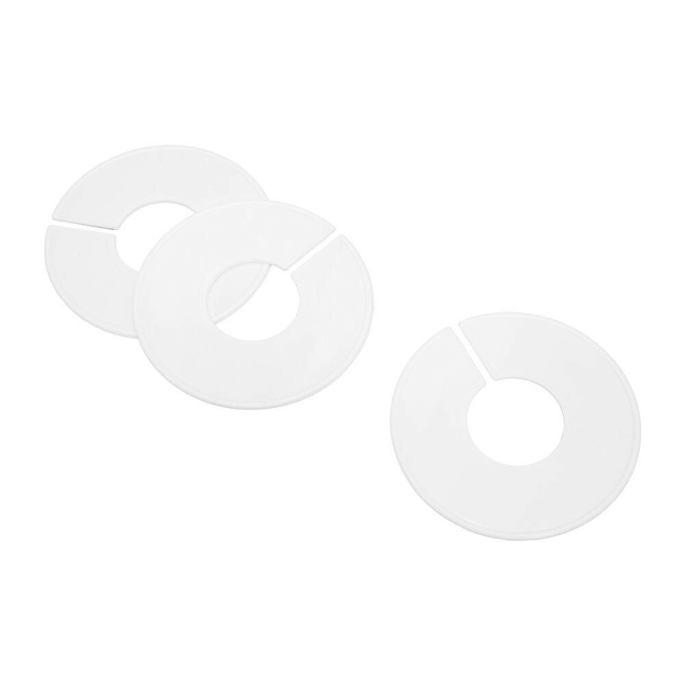 10 PCS WHITE 3-1/2″ Round Plastic BLANK Dividers Hangers Retail Clothing Rack