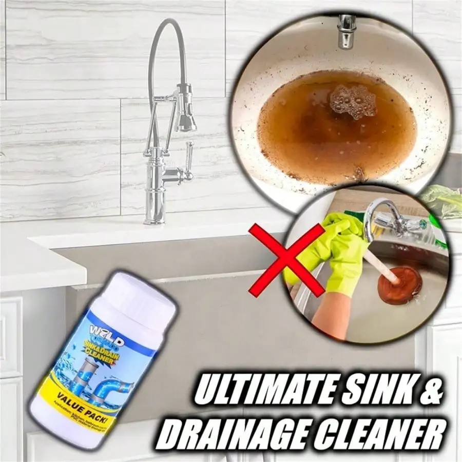 Wild Tornado Powerful Sink Drain Cleaner High Efficiency Clogging Remover