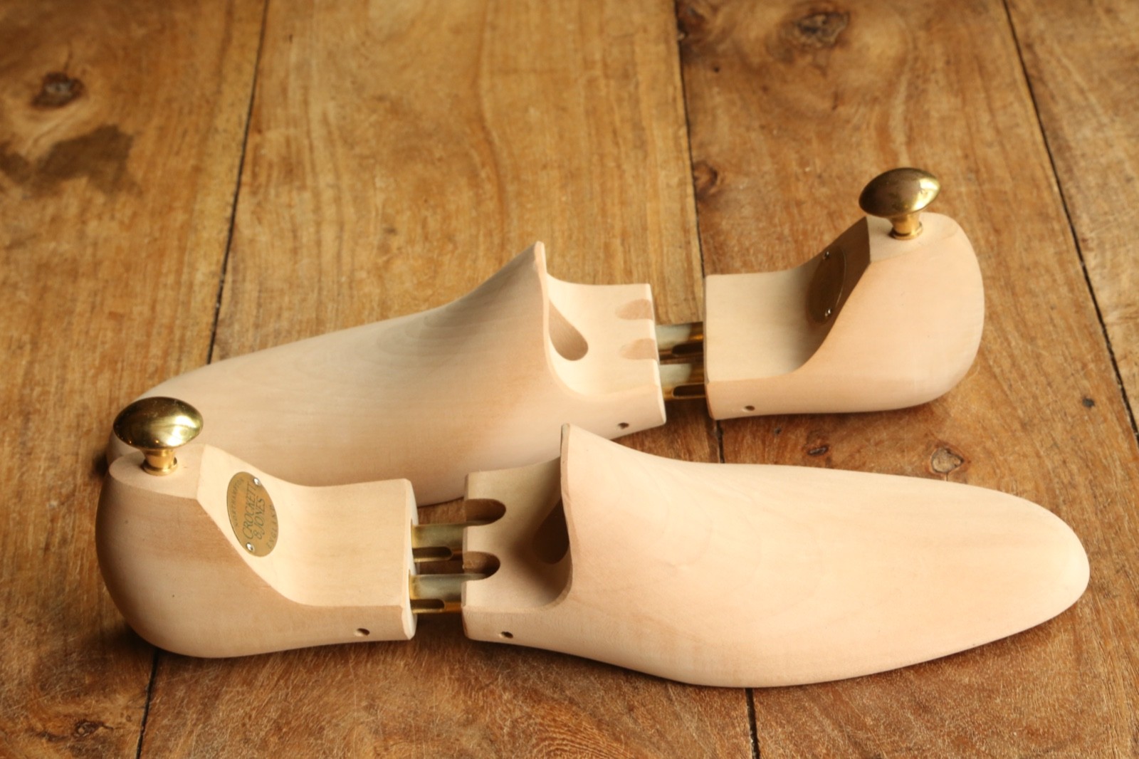 Crockett & Jones Wooden Shoe Trees Stretchers Shoes Size Medium UK 7 US 8